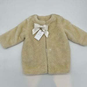 Baby/toddler girls faux fur coat